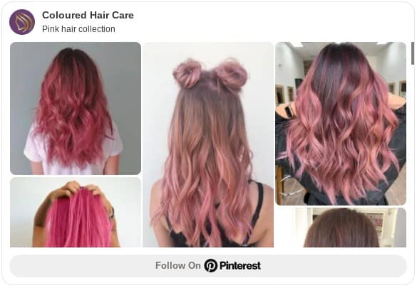 how to get pink hair at home pinterest board