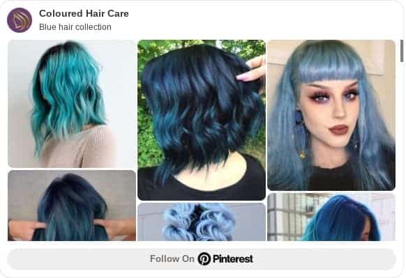 blue hair color ideas pinterest