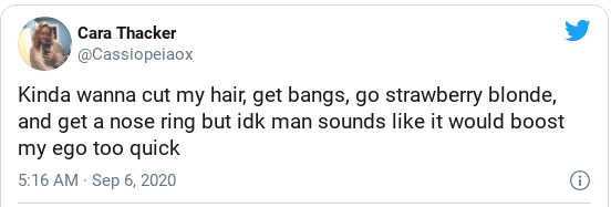 funny tweet about strawberry blonde