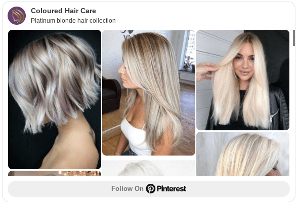 platinum hair color pinterest board