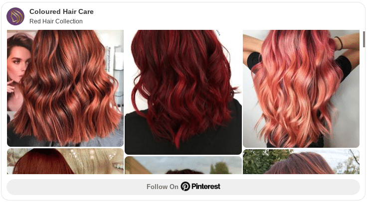 red hair color collection idea pinterest