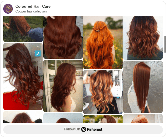 copper hair ideas pinterest board