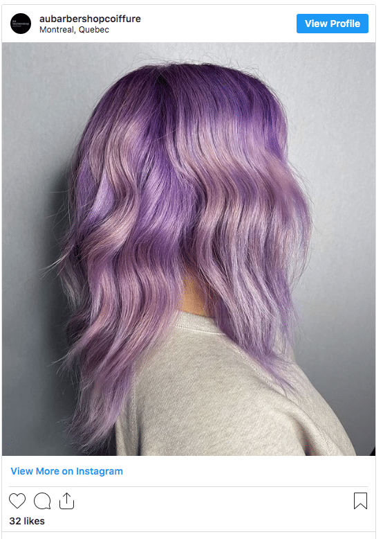 lavender hair colour ideas instagram
