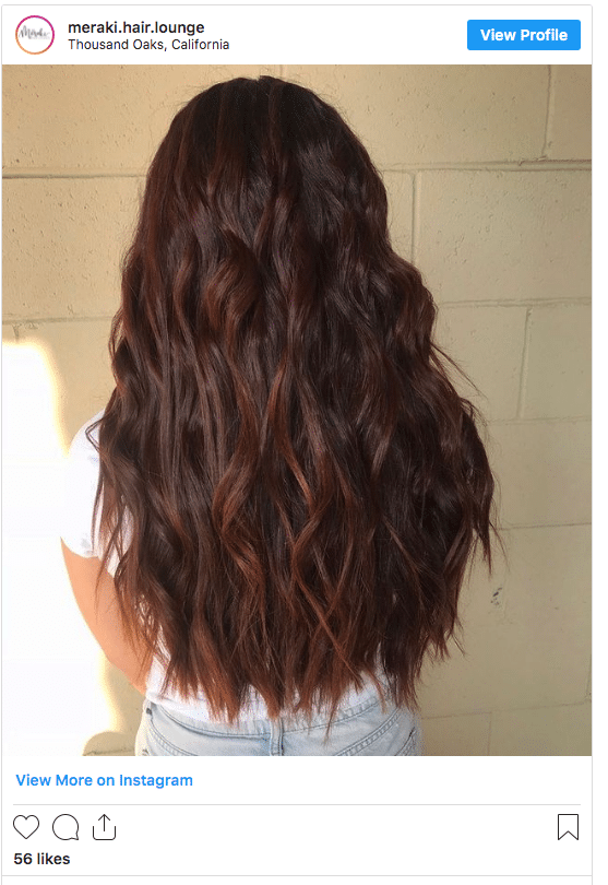 dark auburn hair color ideas instagram