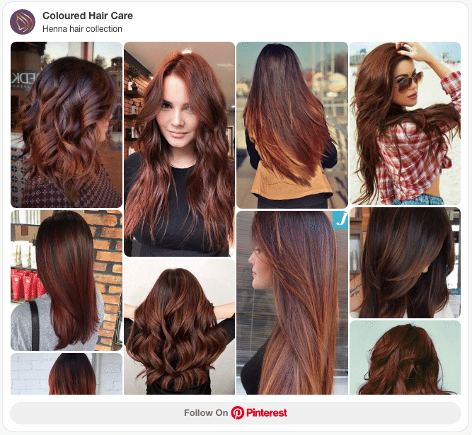 henna hair color collection pinterest board