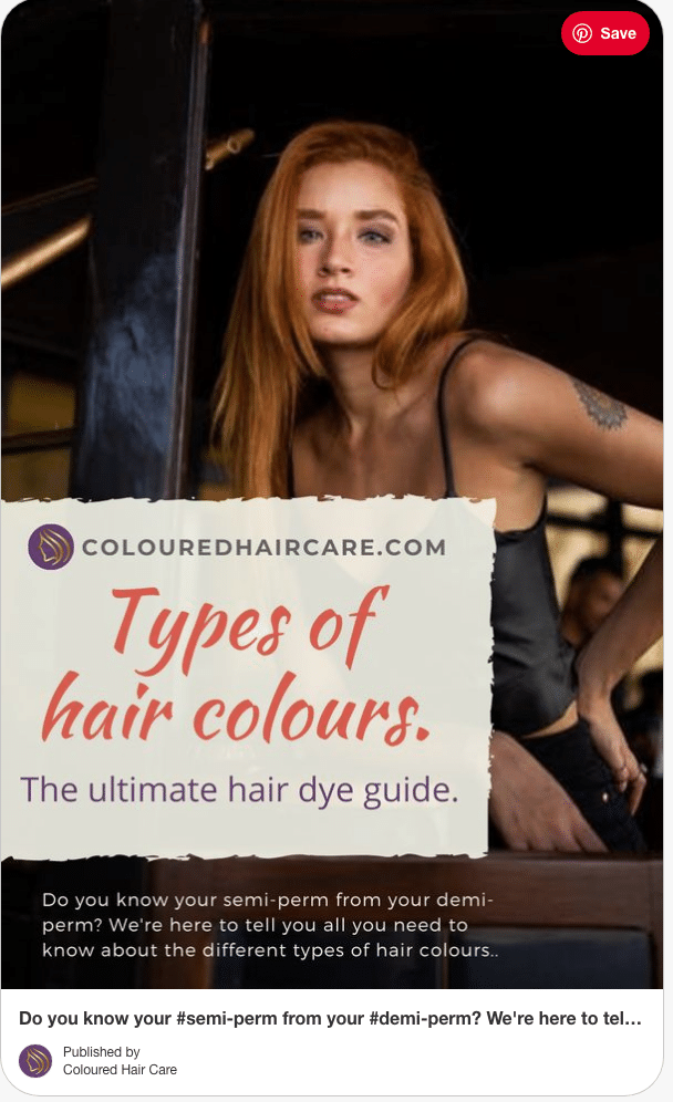 how long semi-permanent hair dye last?types of hair dye pinterest