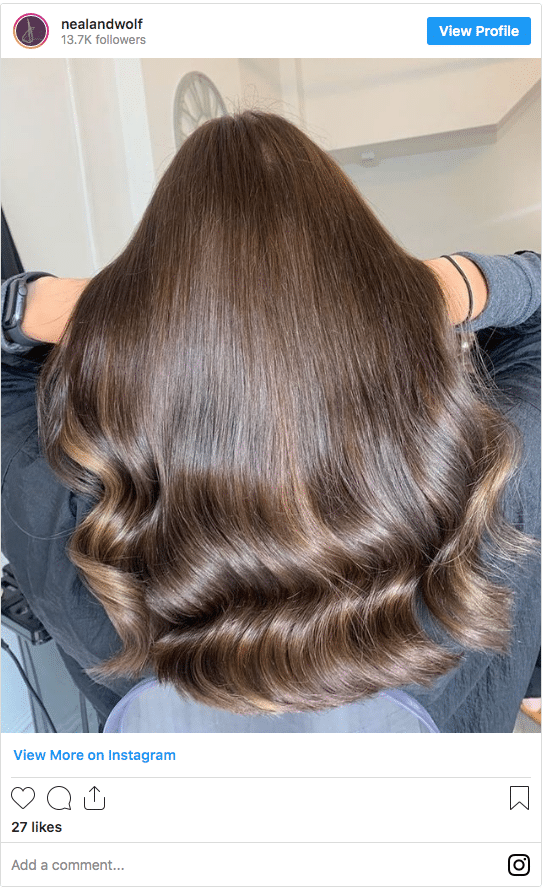 how to look after coloured hair glossy hair Instagram post