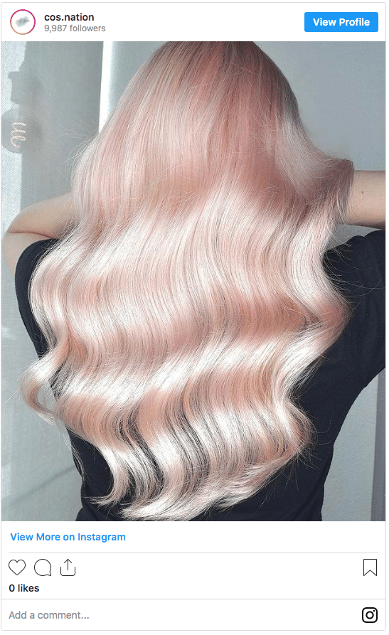 Lilac pastel hair dye colour Instagram