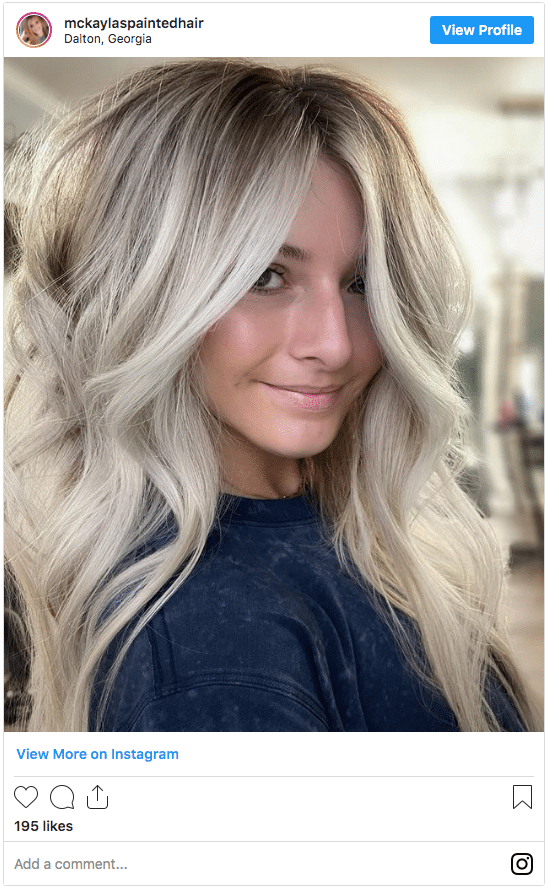 platinum blonde hair color instagram