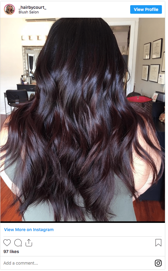 mahogany red hair color ideas instagram