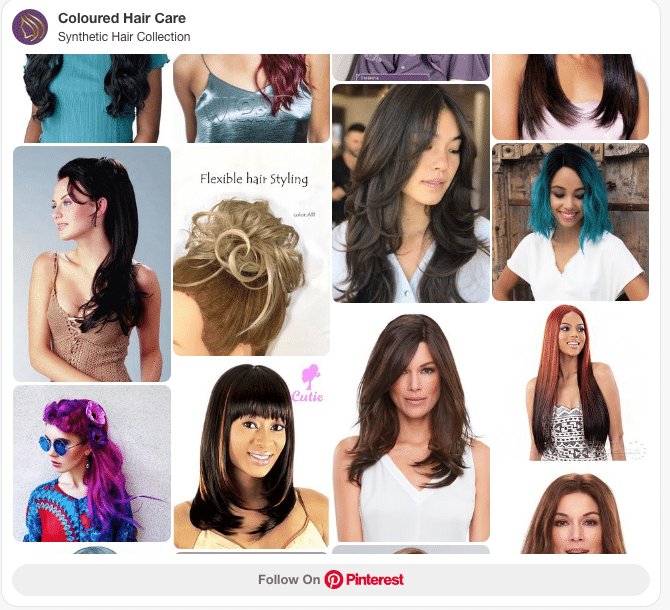 synthetic hair color collection pinterest board