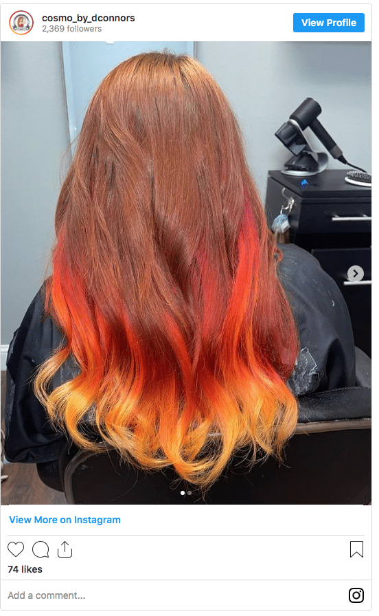 colored hair extensions synthetic instagram