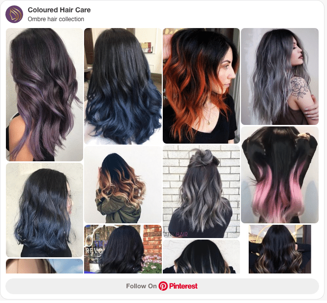 ombre hair collection pinterest board