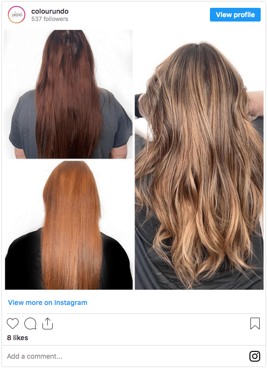color remover vs bleach chocolate brown to golden blonde instagram