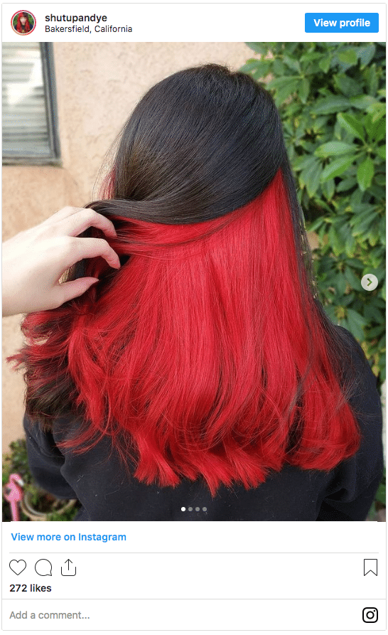 Black and red hair | All the best ideas and inspiration.