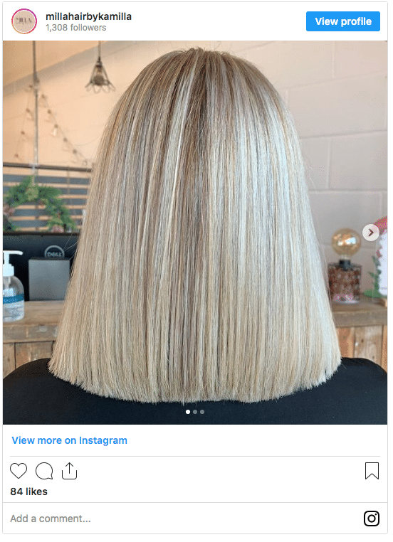 how long does it take to dye hair blonde Instagram post