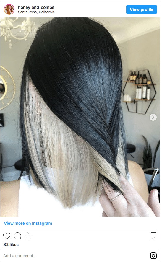Black and white hair styles | How to wear the striking look.