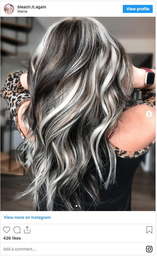 Black and white hair styles | How to wear the striking look.
