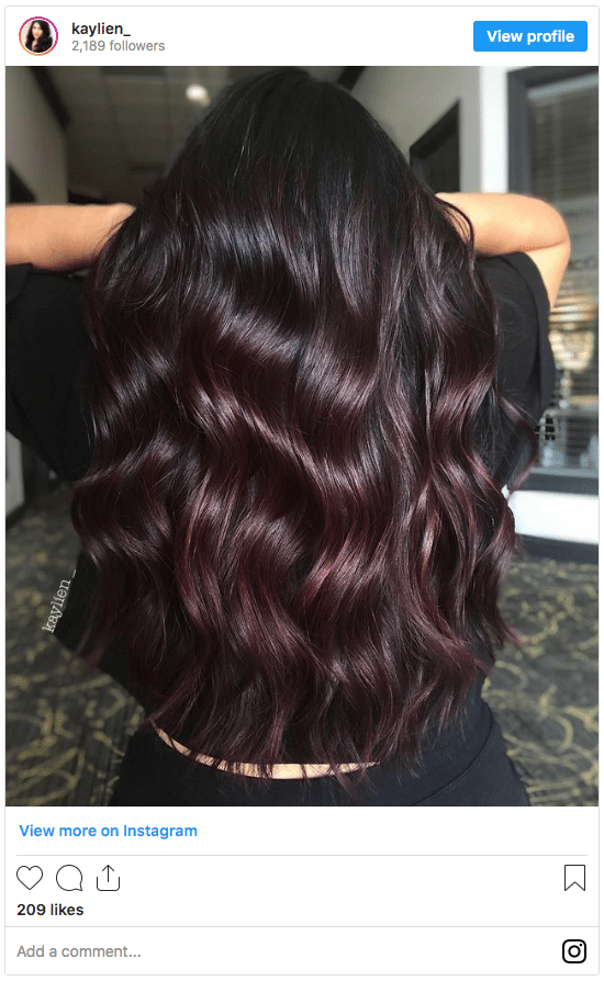 Black cherry hair color | How to get the lovely look at home.