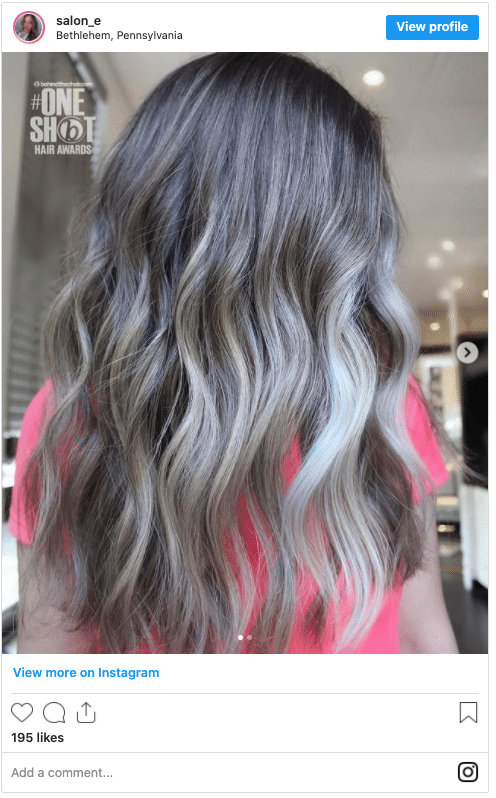 bronde hair color instagram post
