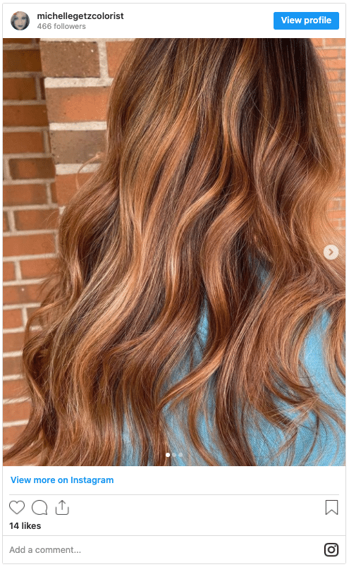 Copper balayage - How to get the shimmering look.