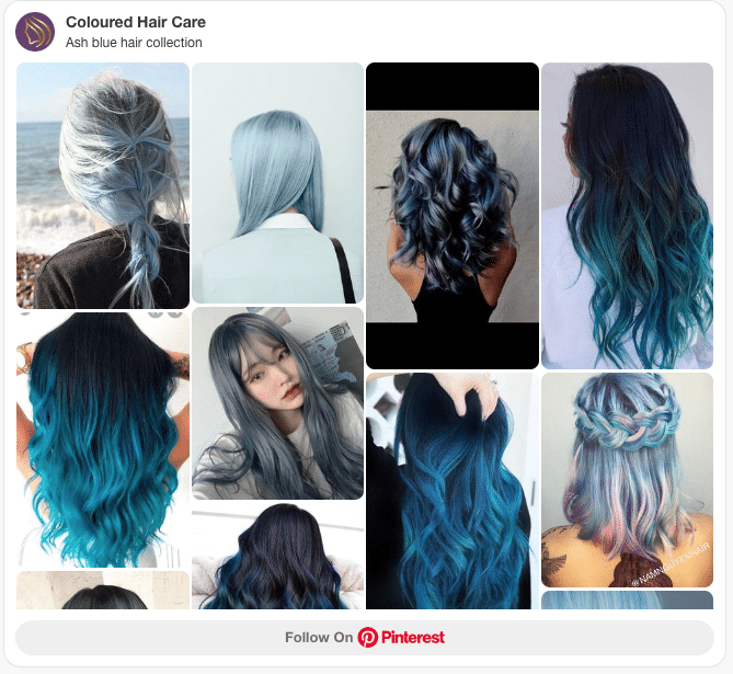 Ash-Blue Hair | Ash blue hair, Hair, Long hair styles