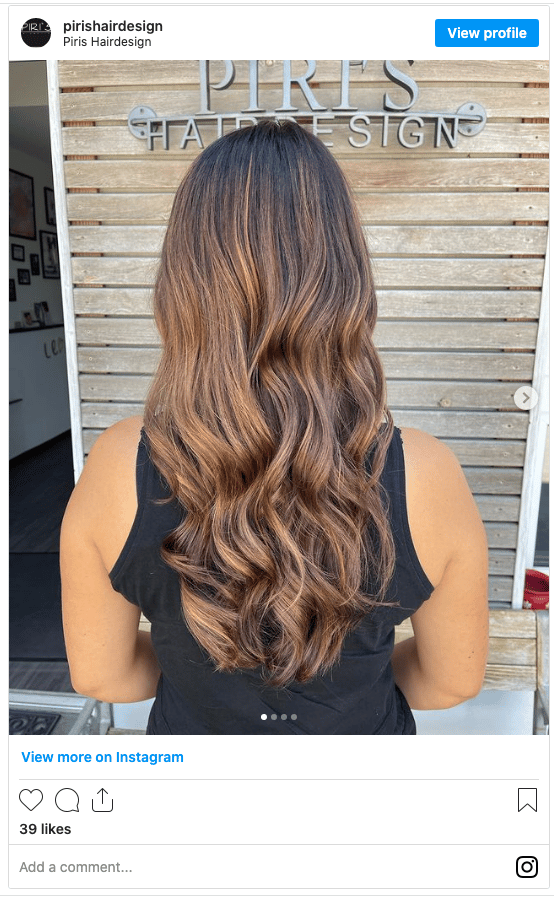 espresso brown with caramel highlights