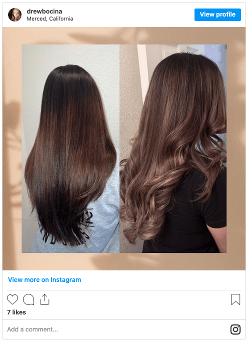 why do hairdressers hate box dye vs salon color instagram post