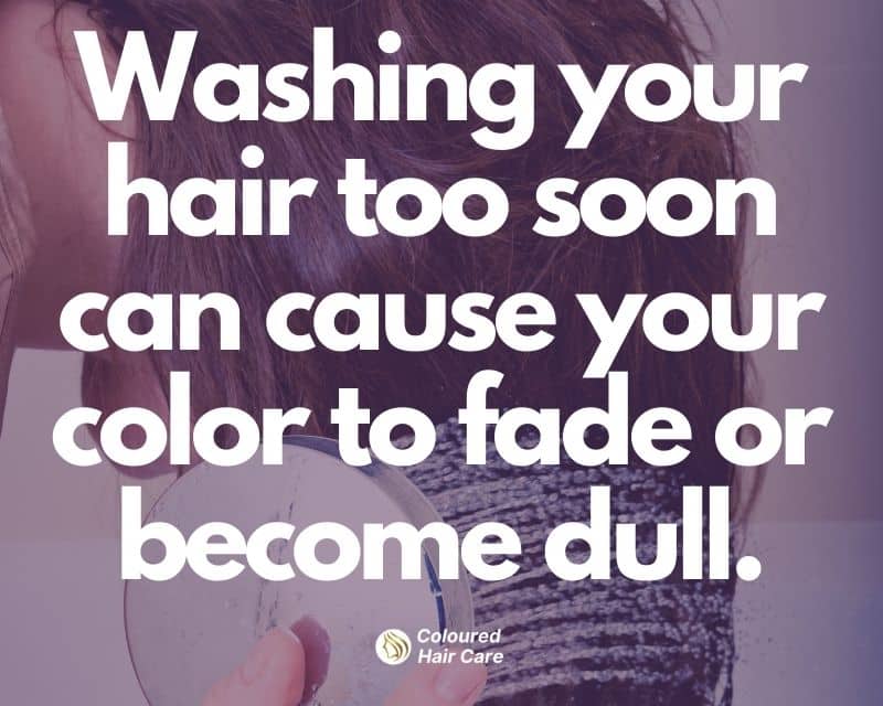 How long should you wait to wash your hair after coloring top tip