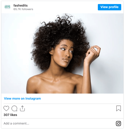 dry hair afro hair instagram post