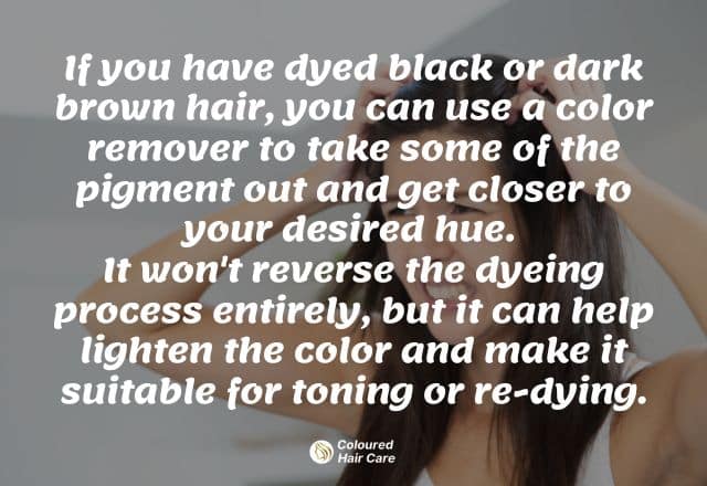 How to lighten permanent hair color that is too dark