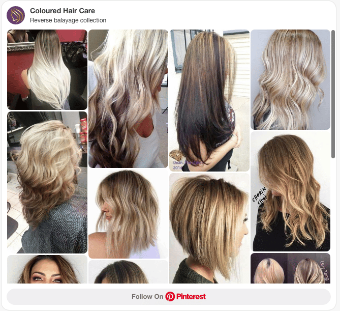 what is a reverse balayage pinterest board ideas and inspiration