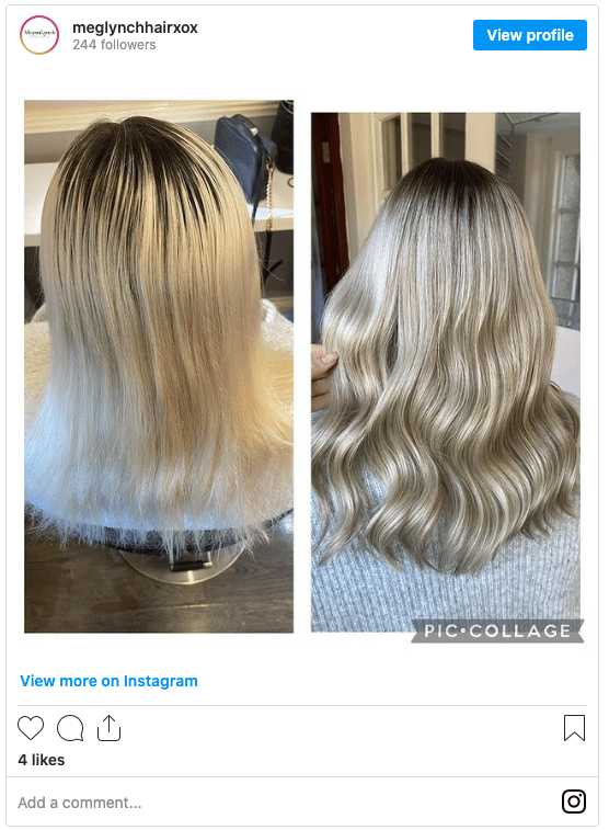 how to darken highlights with a root smudge before and after instagram post