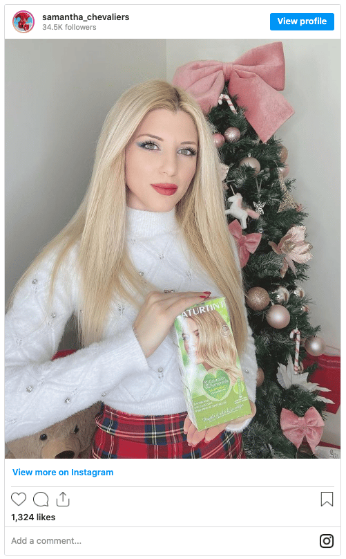 naturtint instagram post review blonde hair color