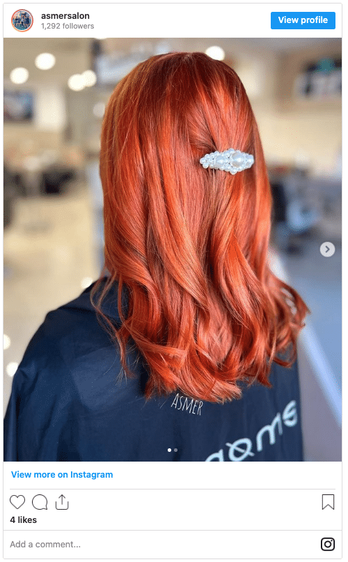 best red hair dye vibrant red hair dye instagram post