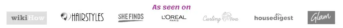 as seen on banner:
glam.com
lovehairstyles.com
WikiHow.com
SHEfinds.com
Lorealparis.com
curlingdiva.com
housedigest.com
