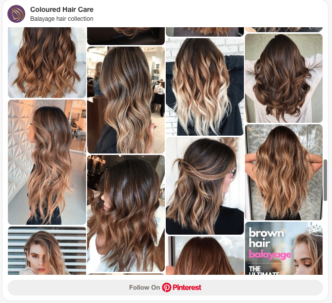 balayage hair collection coloured hair care pinterest board