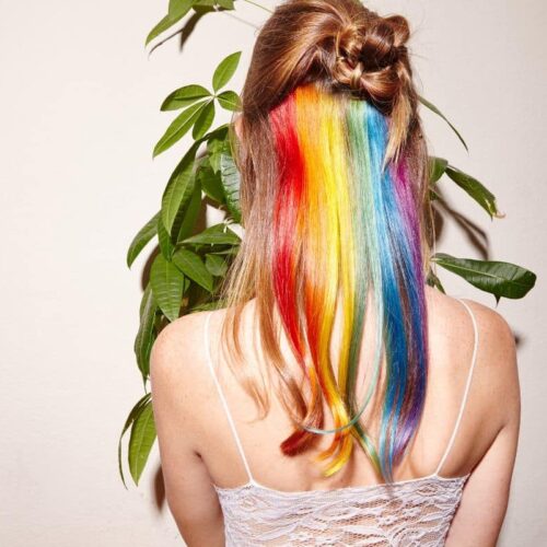 12 Peekaboo Hair Color Ideas | How To Get The Under Hair Dye Trend.