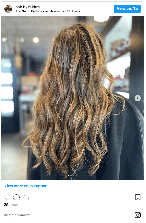 caramel brown with blonde highlights