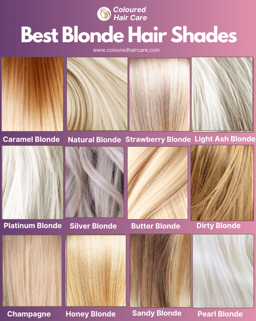 best blonde hair shades that are on trend right now infographic hair color chart