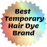 best temporary at-home hair dye brand badge