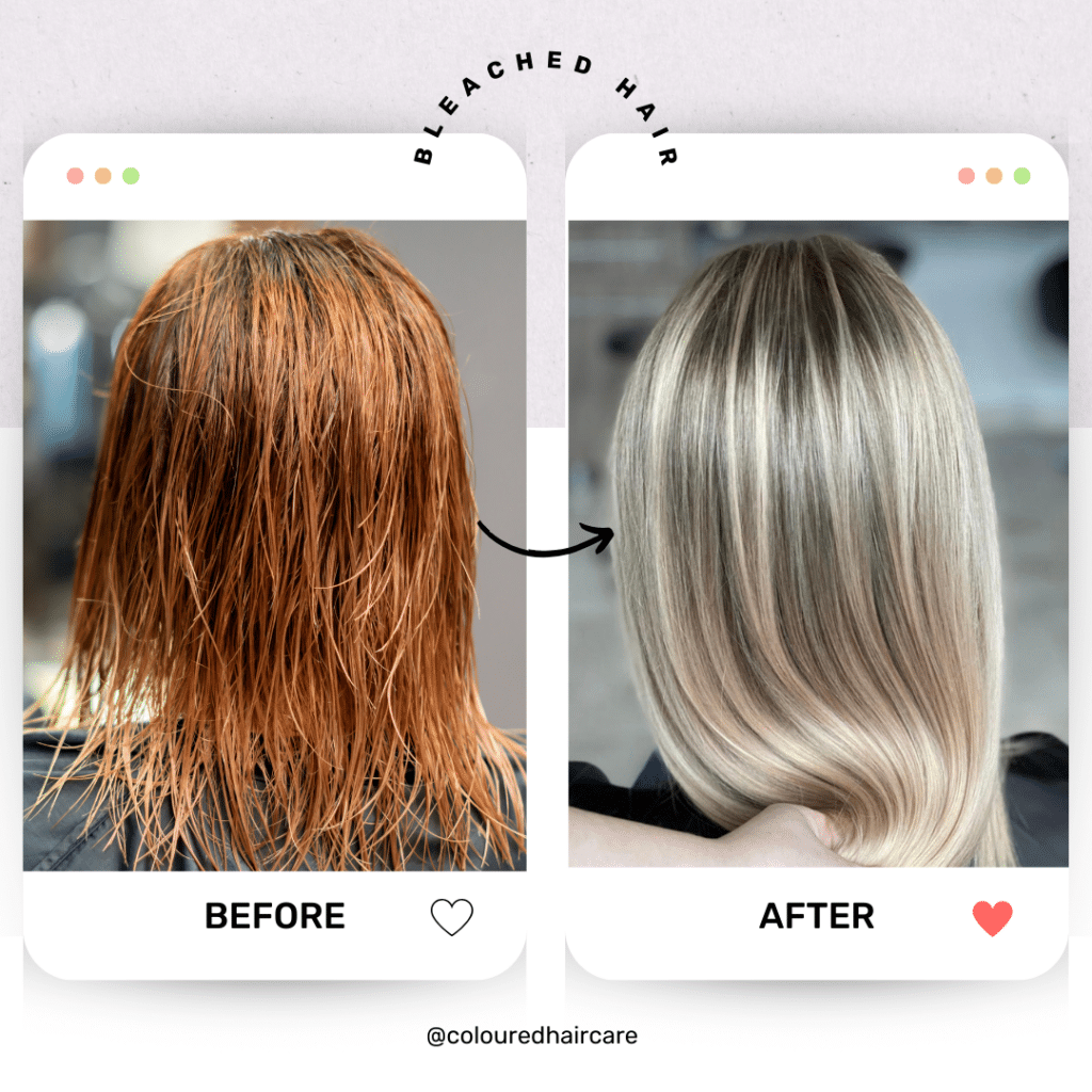 How Often Can You Bleach Your Hair Safely? Bleached hair before and after