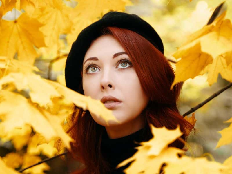 what hair color suits me quiz autumn hair colors lady with rich red hair