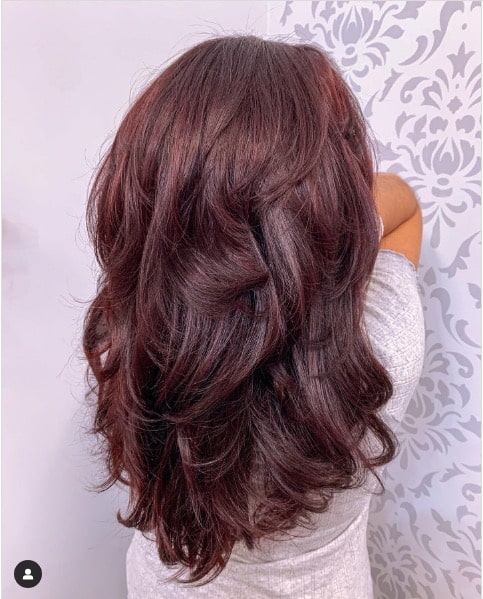 Auburn Cherry hair color