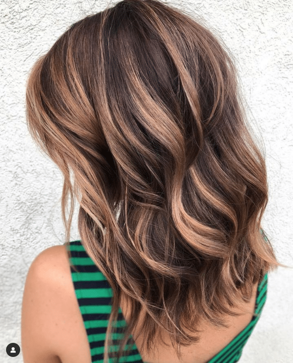 hair color for women over 40 Caramel Blonde Balayage hair color