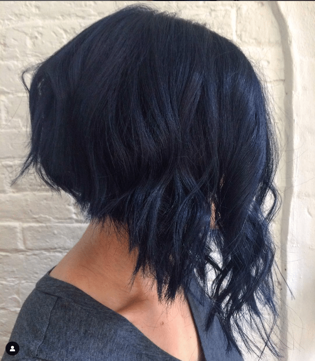 hair color for women over 40 Midnight Blue hair color