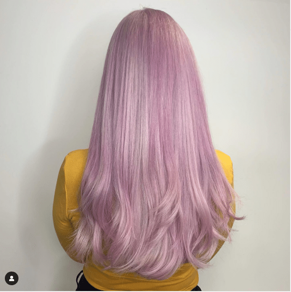 hair color ideas pastel lilac
