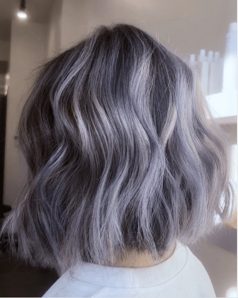 hair color for women over 40 Smokey Lavender Dream hair color