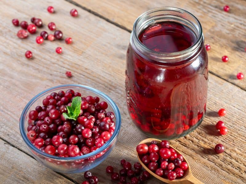 cranberry juice for red hair diy